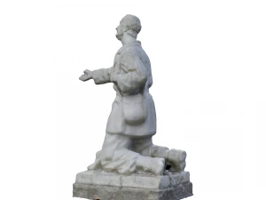 kneeling shepherd statue 3D Model