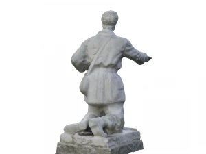 kneeling shepherd statue 3D Model