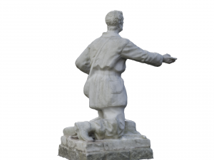 kneeling shepherd statue 3D-Modell