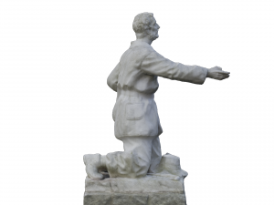 kneeling shepherd statue 3D-Modell
