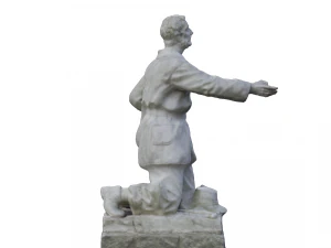 kneeling shepherd statue 3D Model