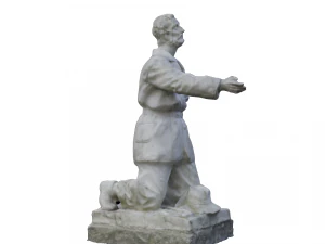 kneeling shepherd statue 3D Model