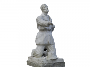 kneeling shepherd statue 3D-Modell