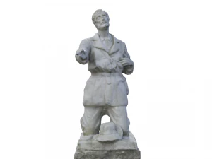 kneeling shepherd statue 3D Model