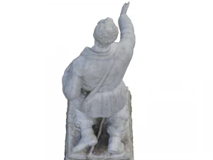 kneeling shepherd statue 3D Model