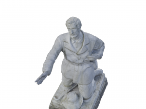 kneeling shepherd statue 3D-Modell