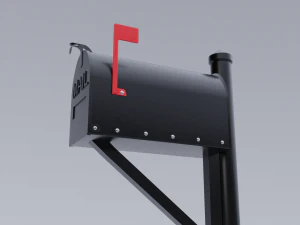metal mailbox 3D Model
