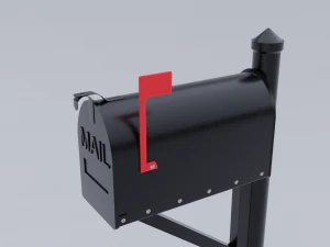 metal mailbox 3D Model