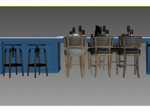 dinner table Modello 3D