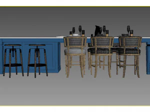 dinner table 3D Model