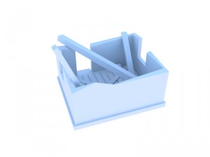 ruined 3D-Modell