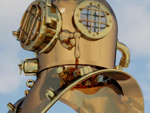 divers helmet 3D Model