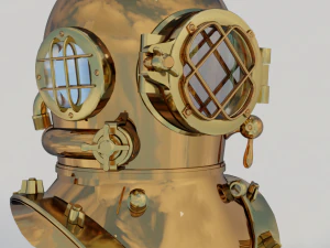 divers helmet 3D Model
