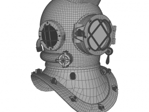 divers helmet Modelo 3D