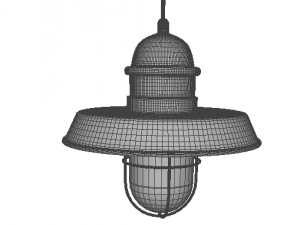 brass floor lamp v6 3D 模型