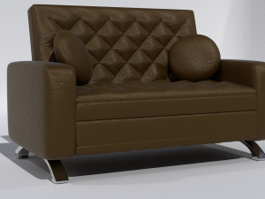 leather chair 3D 모델