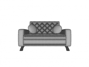 leather chair 3D मॉडल