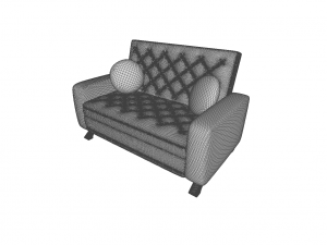 leather chair 3D मॉडल