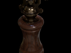antique pepper mill 3D 모델