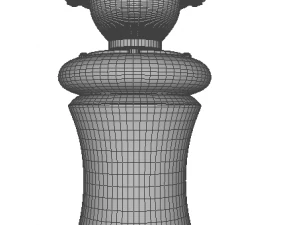 antique pepper mill 3D Model