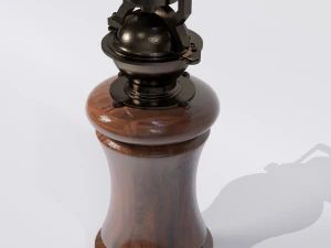 古董胡椒磨 3D 模型