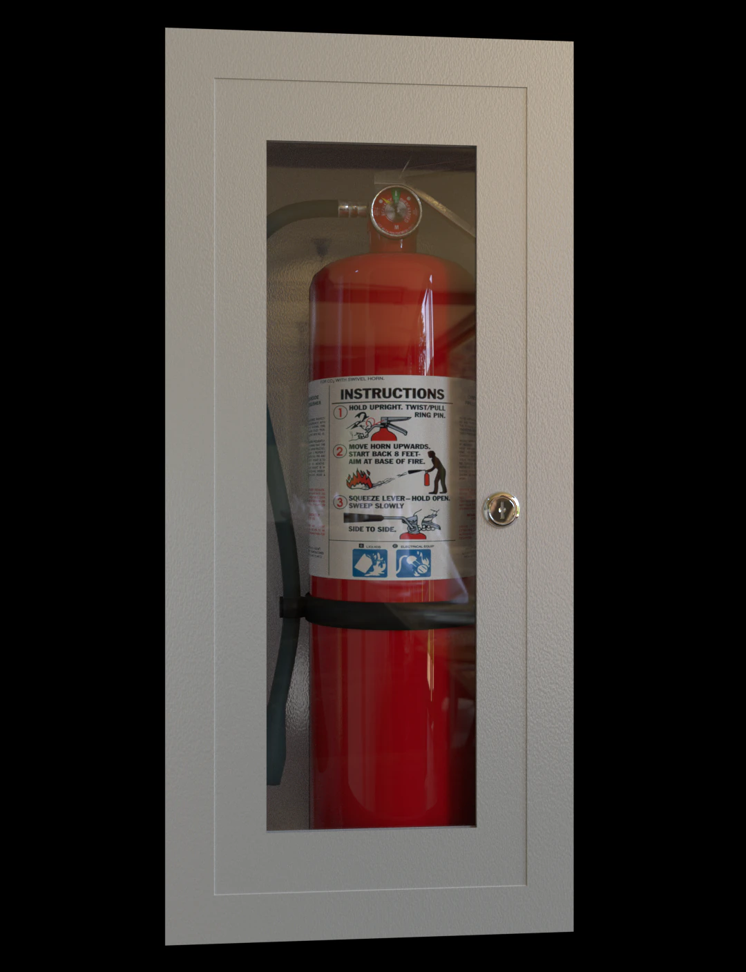 fire extinguisher 3D Model .c4d .max .obj .3ds .fbx .stl .blend 