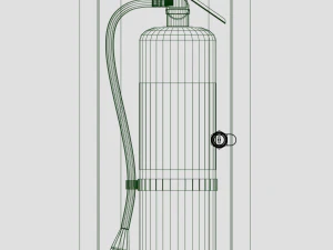 fire extinguisher 3D Model
