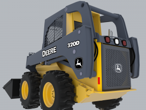 Skid steer loader 3D Model
