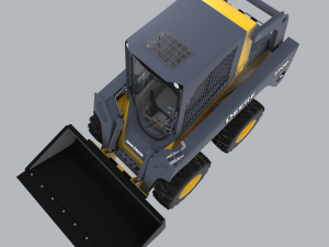 Skid steer loader 3D Model