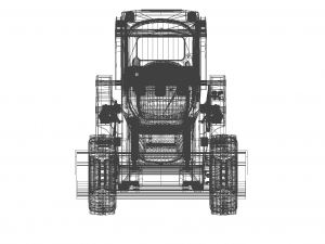 Skid steer loader 3D Model