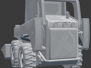 Skid steer loader 3D Model