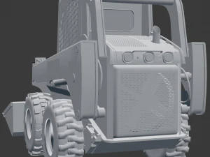 Skid steer loader 3D Model