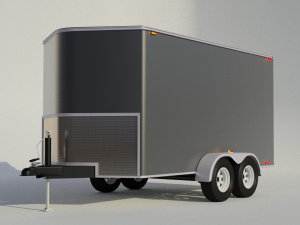 cargo trailer 3D Model