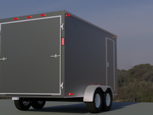 cargo trailer 3D Model