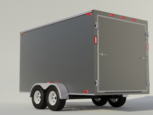 cargo trailer 3D Model