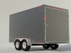 rimorchio da carico Modello 3D