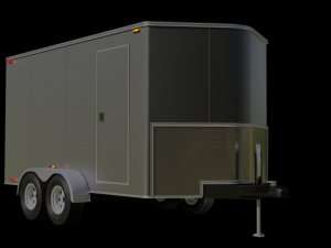 cargo trailer 3D Model