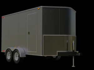 rimorchio da carico Modello 3D