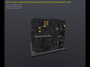 3d greeble city buildings 3Dモデル