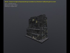 3d greeble city buildings 3Dモデル