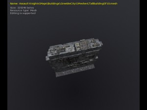 3d greeble city buildings 3Dモデル