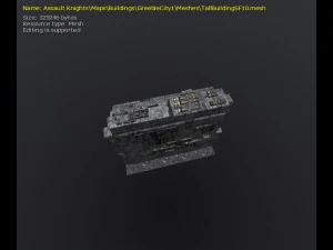 3d greeble city buildings 3D Model