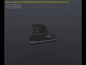 3d greeble city buildings 3D Model