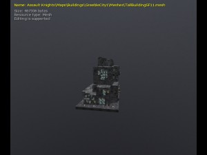 3d greeble city buildings 3Dモデル