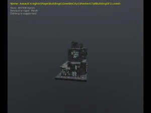 3d greeble city buildings 3D Model