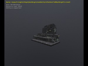 3d greeble city buildings 3Dモデル
