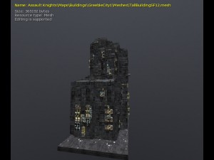 3d greeble city buildings 3Dモデル