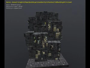 3d greeble city buildings 3D Model