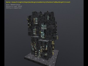 3d greeble city buildings 3Dモデル