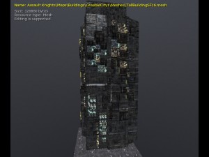 3d greeble city buildings 3Dモデル